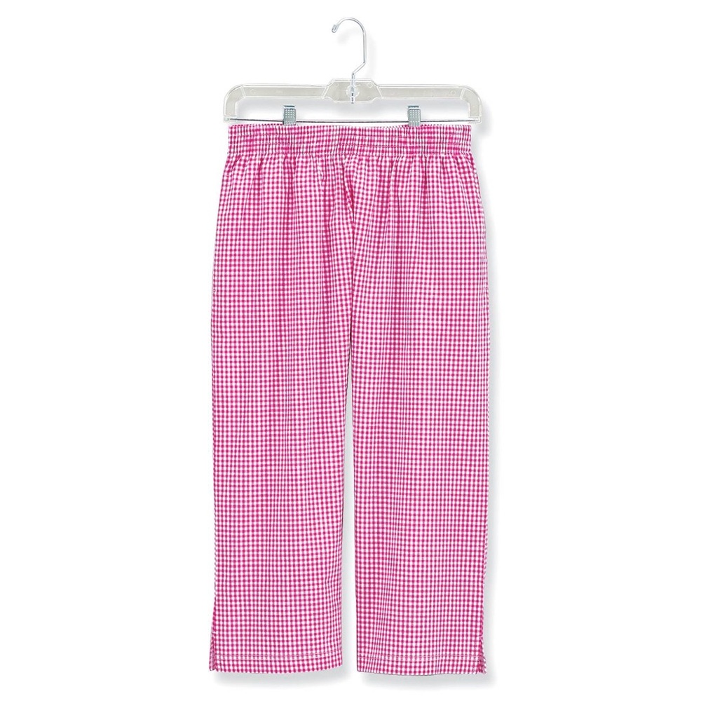 NWT Country Store Pink Gingham Capris | Size: Large